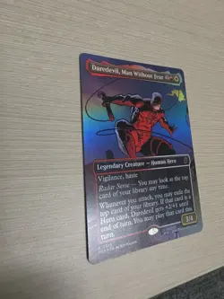 Daredevil, Man Without Fear Borderless Foil MTG Magic Gathering MSH Marvel 0324 - Image 2