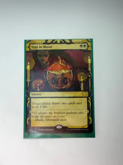 MTG Sign in Blood STA 032/063 Rare Mystical Archive EN Minttu Hynninen - Image 1