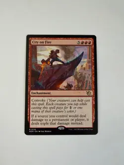 MTG City on Fire March of the Machine MOM 0135 Mythic Rare EN - Image 1