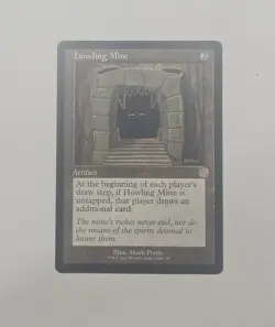 MTG Magic The Gathering Howling Mine Retro Frame Schematic Artifact #D35 - Image 1