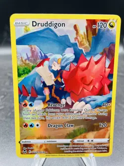 Pokemon Druddigon TG09 Silver Tempest Trainer Gallery Ultra Rare Holo NM - Image 1