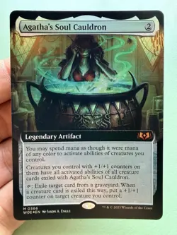 Agatha’s Soul Cauldron - MTG 1x NM Foil Extended Wilds of Eldraine WOE - 2 Avail - Image 1