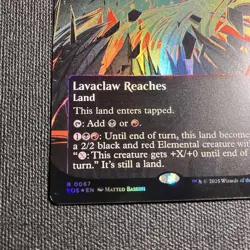 Lavaclaw Reaches #0157 - GALAXY FOIL - MTG Edge of Eternities - NM - Image 5
