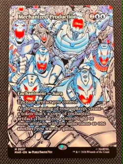 Mechanized Production (Borderless) #57 NM Marvel Universe Eternal-Legal - Image 1
