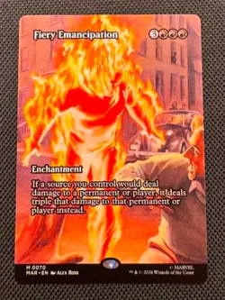 Fiery Emancipation (Borderless) Marvel Universe Eternal-Legal Regular - NM - Image 1