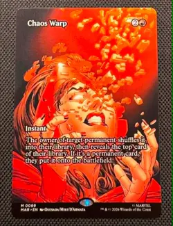 Chaos Warp (Borderless) Marvel Universe Eternal-Legal Regular - NM/M - Image 1