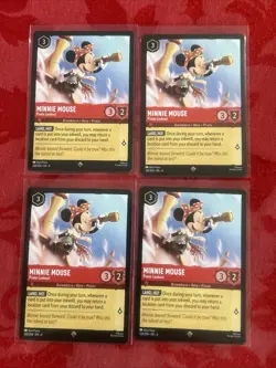 4x Disney Lorcana: Azurite Sea - Minnie Mouse - Pirate Lookout - 120/204 x4 - Image 1