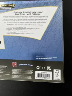 2021 Pokemon Celebrations 25th Deluxe Pin Collection SEALED Cards Anniversary 820650809422 - Image 5