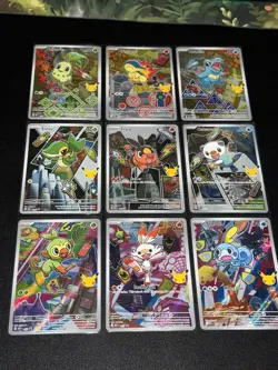 Pokemon First Partner Illustration Collection Series 2 Complete Set Of 9 Cards - Image 2