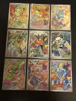 Pokemon First Partner Illustration Collection Series 2 Complete Set Of 9 Cards - Image 3