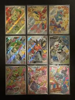 Pokemon First Partner Illustration Collection Series 2 Complete Set Of 9 Cards - Image 4