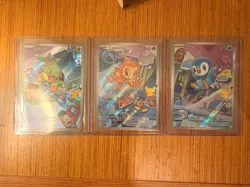 Pokemon First Partner Illustration Collection Series 1 Sinnoh Gen 4 3 Cards MINT - Image 1