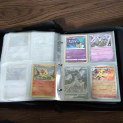Pokemon Card Binder Collection with Cards Included Barely Played Some Duplicates - Image 5