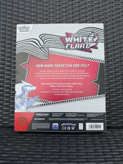 Pokemon White Flare Binder Collection New and Sealed Box TCG Cards Rare - Image 2