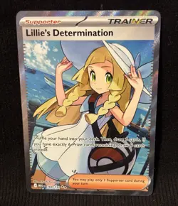 Pokemon TCG Lillie's Determination 169/132 ME01 Full Art Holo Ultra Rare - Image 1