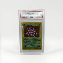 Pokemon TCG 1999 Base Set Shadowless Nidoking 11/102 Holo Rare PSA 8 - Image 1