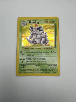 Pokemon TCG Nidoking Base Set 11/102 Holo Rare Pokemon - Image 1