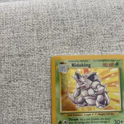 Pokemon Nidoking 11/102 Holo Rare Base Set 1999 WOTC TCG - Image 3