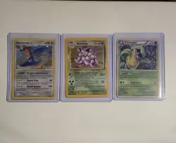 Pokemon Nidoking TCG Base Set Holo Rare Card 11/102 + Extra Cards - Image 1