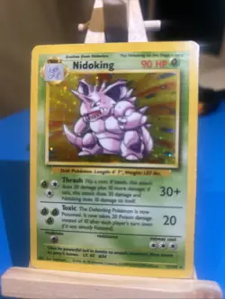Pokemon TCG Nidoking 11/102 Base Set Rare Holo LP/MP - Image 4