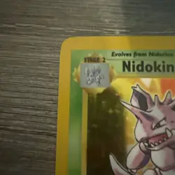 Pokemon Nidoking Holo Rare TCG Card Base Set 11/102 NM-LP SEE PICTURES - Image 3