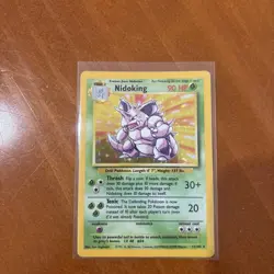 Pokemon TCG Nidoking Base Set 11/102 Holo Unlimited Holo Rare - Image 1