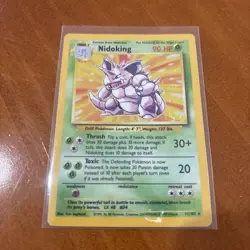 Pokemon TCG Nidoking Base Set 11/102 Holo Unlimited Holo Rare - Image 2