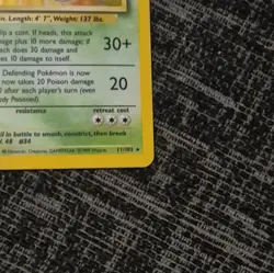 Pokemon TCG Base Set Nidoking 11/102 Holo Rare Holo 1999 English 90 HP - Image 4