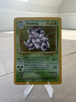 Pokemon TCG Nidoking Base Set 11/102 (German) Holo Rare - Image 1