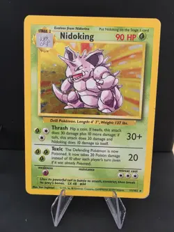 Pokemon TCG Nidoking Base Set 11/102 Holo Unlimited Holo Rare - Image 1