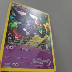 Pokemon TCG Sableye XY Black Star Promos XY92 Holo Promo 2015 HP - Image 3