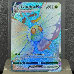 Butterfree VMAX 190/189 Secret Rainbow Rare [SWSH03: Darkness Ablaze] [NM] - Image 1