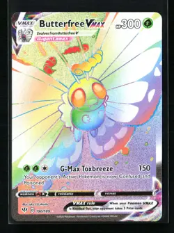 Butterfree VMAX (Secret) Holo Secret Rare SWSH03: Darkness Ablaze 190/189 NM - Image 1