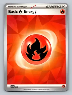 Basic Fire Energy Common SV01: Scarlet & Violet Base Set #010 Holo tcg Pokemon - Image 1