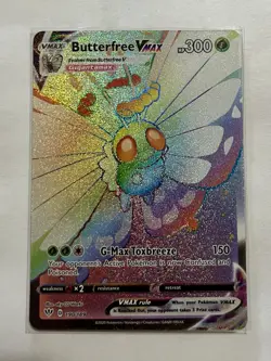 Butterfree VMAX (Secret) Secret Rare SWSH03: Darkness Ablaze 190/189 NM - Image 1
