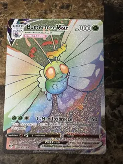 Butterfree VMAX 190/189 SWSH03 Secret Rare SWSH03: Darkness Ablaze NM-M - Image 1