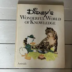 3 x Disney's Wonderful World Of Knowledge Hardback Books 1973 Animals, Nature - Image 2