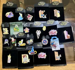 Disney Pin Lot 22 Total Pins All Of Different Variety Individual Photos Of Each - Image 1