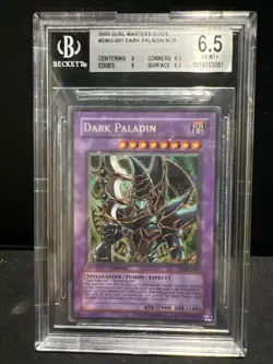 2003 YU-GI-OH Dark Paladin #DMG-001 Secret Rare Limited Edition BGS 6.5 - Image 1