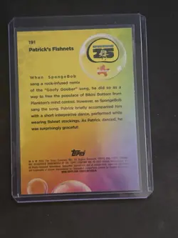 Topps 2025 Topps Chrome SpongeBob SquarePants #191 Patrick's Fishnets /50 - Image 2