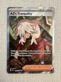 ME04: Chaos Rising #106/086 AZ's Tranquility Pokemon NM - Image 1