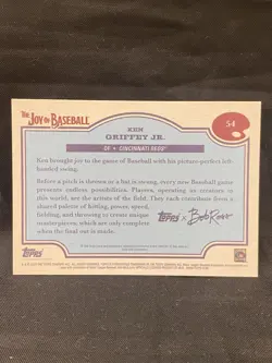 🔥🔥🔥2025 Topps X Bob Ross the Joy of Baseball - Ken Griffey Jr #54 - Image 2