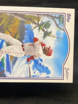 🔥🔥🔥2025 Topps X Bob Ross the Joy of Baseball - Ken Griffey Jr #54 - Image 4