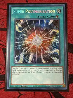 *** SUPER POLYMERIZATION *** 1ST EDITION SECRET RARE BLMR-EN089 YUGIOH! - Image 1