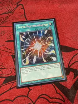*** SUPER POLYMERIZATION *** 1ST EDITION SECRET RARE BLMR-EN089 YUGIOH! - Image 2