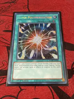 *** SUPER POLYMERIZATION *** 1ST EDITION SECRET RARE BLMR-EN089 YUGIOH! - Image 4