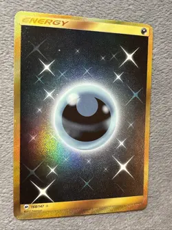 Dark Energy 168/147 Pokemon Card Holo Gold Rare Burning Shadows - Image 2