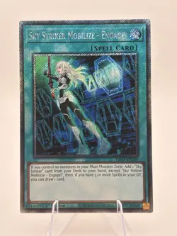 Yu-Gi-Oh! TCG Sky Striker Mobilize - Engage! RA03-EN269 Platinum Secret Rare NM - Image 1