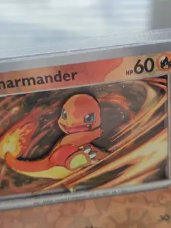 Charmander 026/197 3D Handmade Pokemon Card Art SV Obsidian Flames Reverse Holo - Image 2