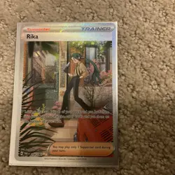 Pokemon TCG Rika Trainer Special Illustration Card Paradox Rift - Image 1